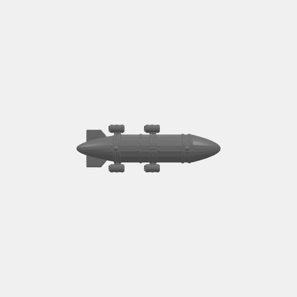 Castles in the Sky - Zeppelin - Battleship 2H-2M-PD v1.0.stl