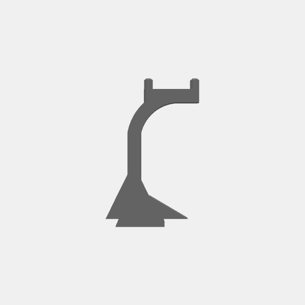 Castles in the Sky - Base Flying Peg Hook - Large two hook v1.0.stl