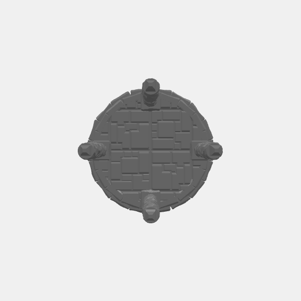 Tilestone - Domed Temple Small - Plain  - Base v1.0.stl