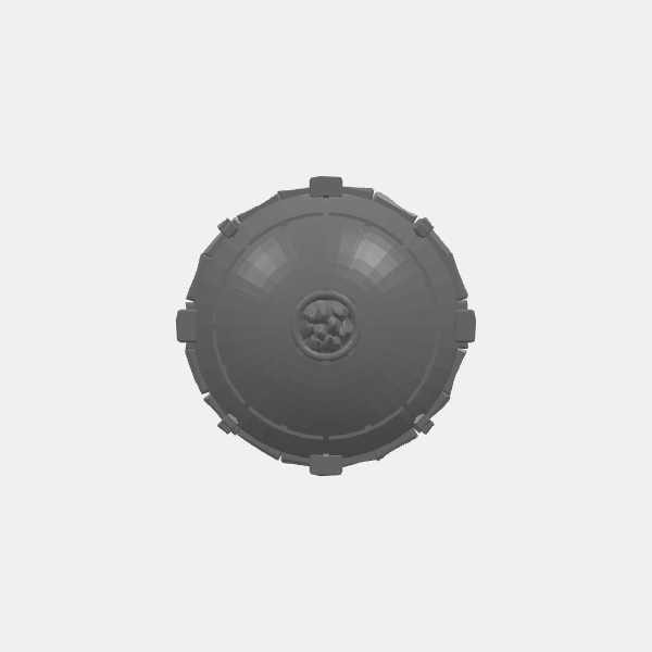 Tilestone - Domed Temple Small - Plain with Fire Brazier - Dome v1.0.stl