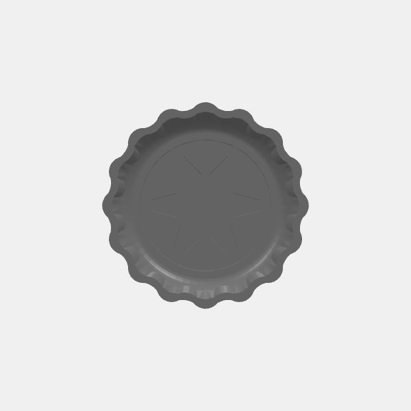 Fallout Wasteland Warfare - Bottlecap Tokens - Frozen v1.0.stl