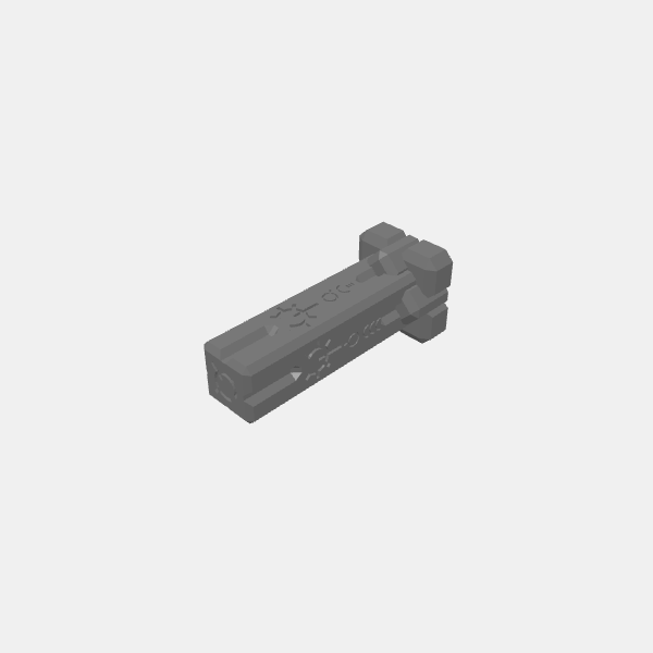 Xenos Necrotic - Obelisk - Square Thin Slab Tall 1 v1.0.stl