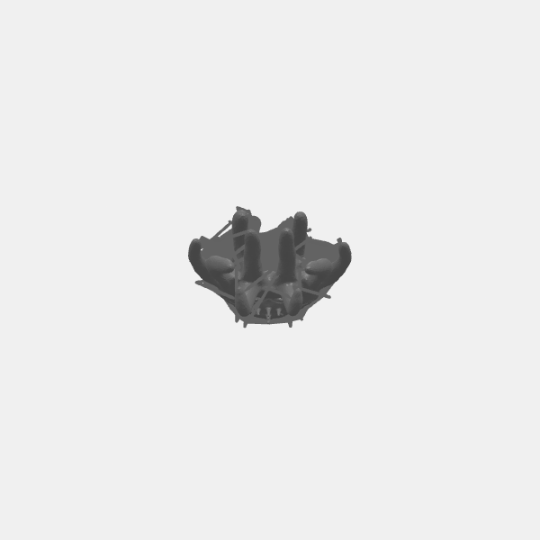 Billions Suns - Xylen Bioships Fleet - Ship Mass 3 - Battleship EXP RESIN SUPPORTED v1.0.stl