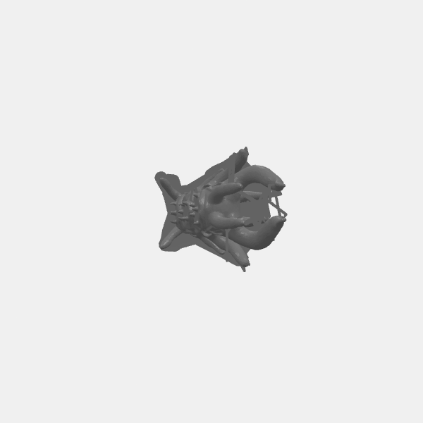 Billions Suns - Xylen Bioships Fleet - Ship Mass 3 - Carrier  EXP RESIN SUPPORTED v1.0.stl