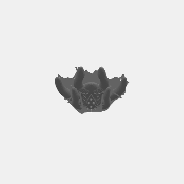 Billions Suns - Xylen Bioships Fleet - Ship Mass 3 - Destroyer EXP RESIN SUPPORTED v1.0.stl