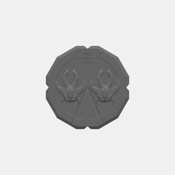 Billions Suns - Xylen Bioships Fleet - Ship Mass 0 - Bomber Wing - Based 30mm v1.0.stl