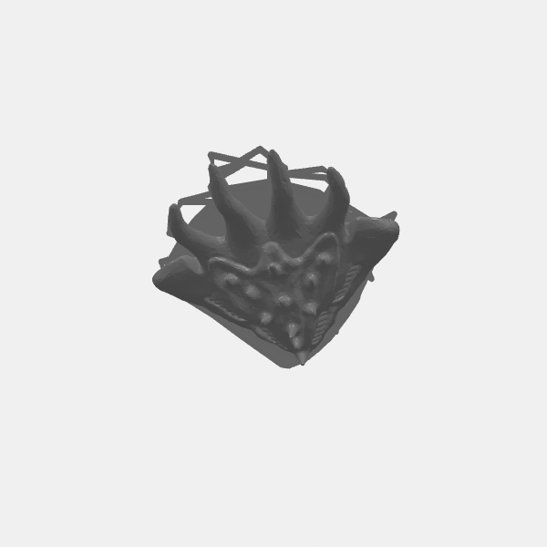 Billions Suns - Xylen Bioships Fleet - Ship Mass 2 - Corvette  EXP RESIN SUPPORTED  v1.0.stl