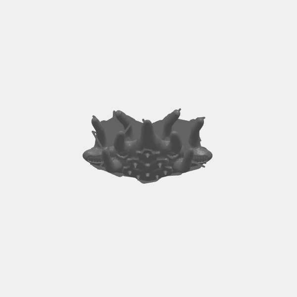 Billions Suns - Xylen Bioships Fleet - Ship Mass 3 - Cruiser EXP RESIN SUPPORTED v1.0.stl