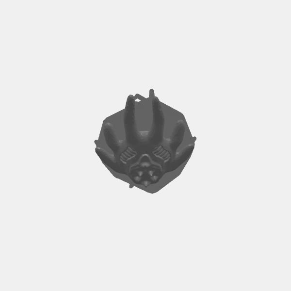 Billions Suns - Xylen Bioships Fleet - Ship Mass 1 - Gunship  EXP RESIN SUPPORTED v1.0.stl
