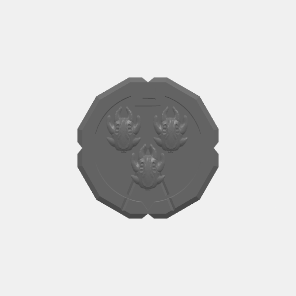 Billions Suns - Xylen Bioships Fleet - Ship Mass 0 - Fighter Wing  - Based 30mm v1.0.stl