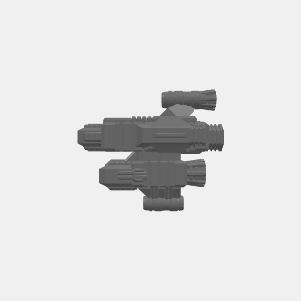 Void Admiral - Scrap Bots Fleet - Junk Runner A v1.0.stl