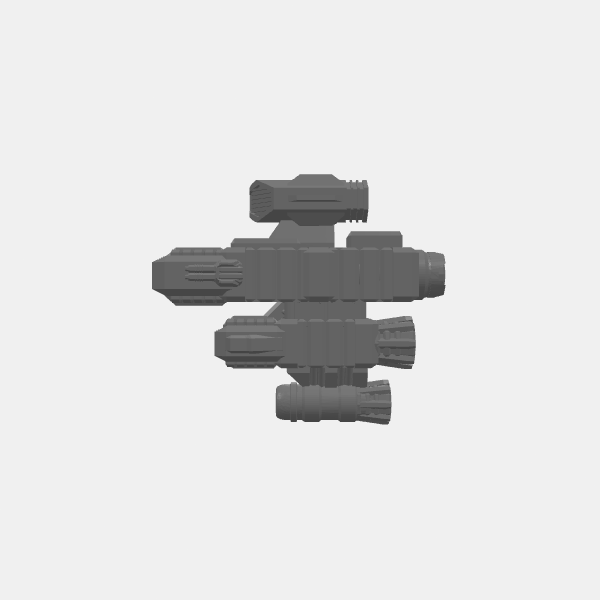 Void Admiral - Scrap Bots Fleet - Junk Runner C v1.0.stl