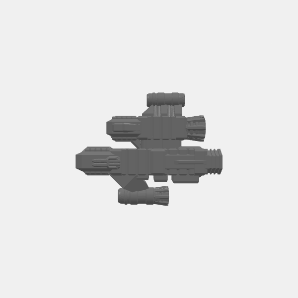 Void Admiral - Scrap Bots Fleet - Junk Runner B v1.0.stl