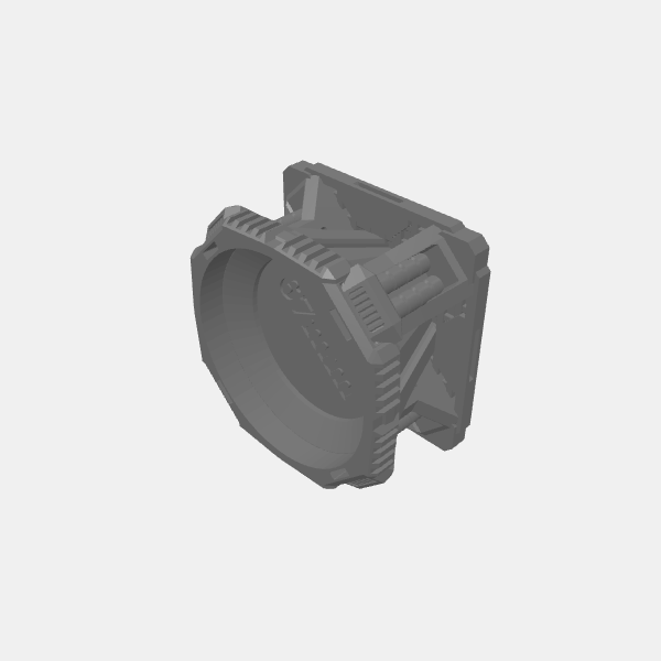 Sector 23 Industrial - Tower type 2 - Soda Can std 67mm - Base v1.0.stl