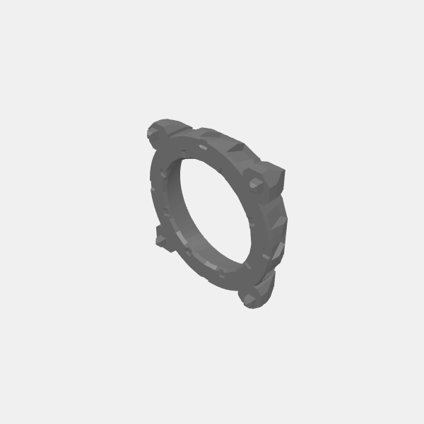Sector 23 Industrial - Tower type 2 - Soda Can std 67mm - Top Interface Section v1.0.stl
