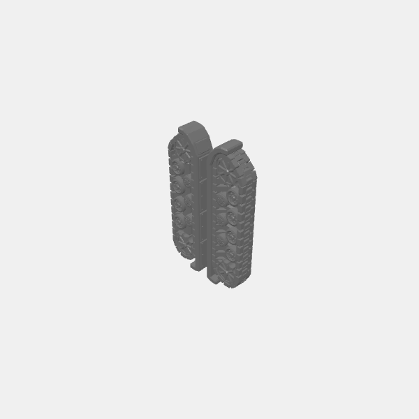 BRUTL - Modular Tank - Tracks - Medium Modern with Top Plates 1.0.stl
