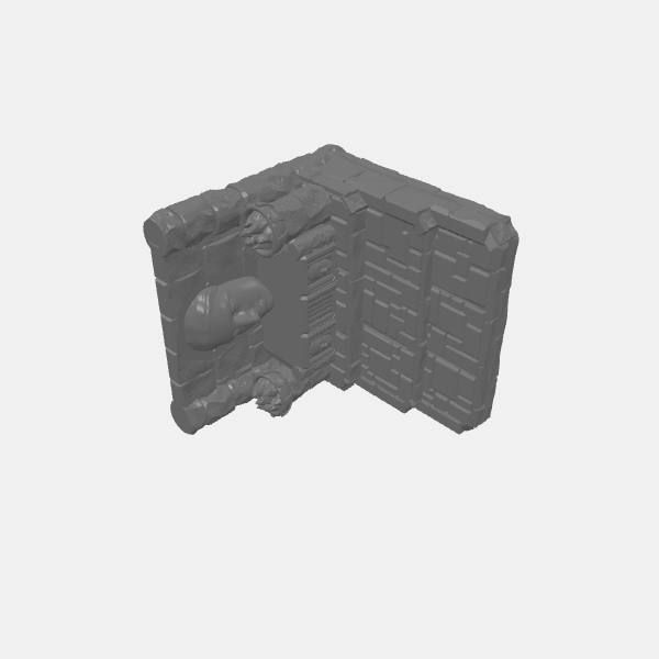 Tilestone - Shrine of the Ancient Goddess - Small Shrine with Steps v1.0.stl