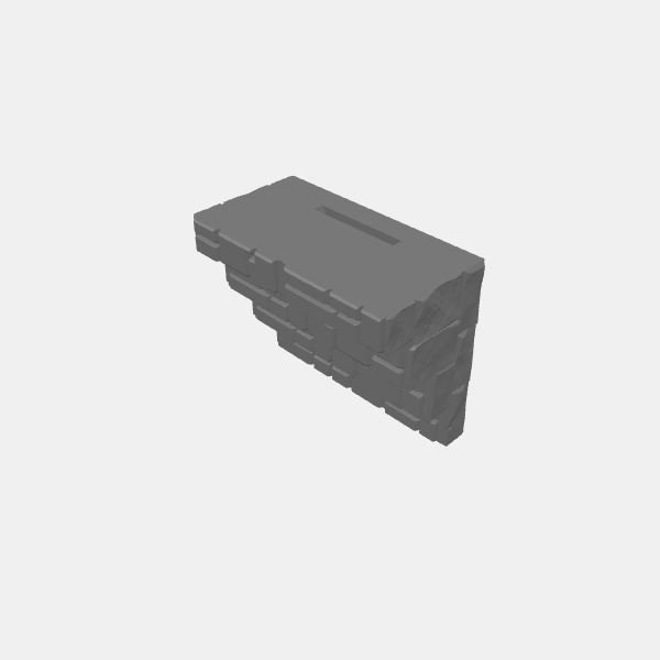 Tilestone - Shrine of the Goddess - Stairs 2 -Small v1.0.stl