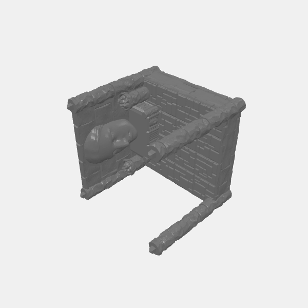 Tilestone - Shrine of the Ancient Goddess - Large Covered Shrine v1.1.stl