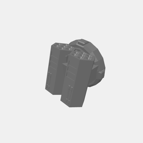 Gaslands - Magnet Mounted Weapons - Weapon Rocket Launcher 1 v1.0.stl