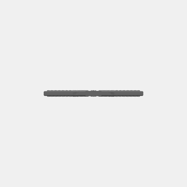Sci Fi - Walls 3 - Wall std Doorway - Lines 125mm v1.0.stl