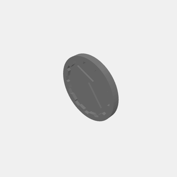 Game Tokens - One Page Rules - Arrow 1.0.stl