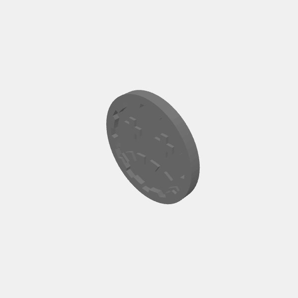 Game Tokens - One Page Rules - Face with Crossed Eyes 1.0.stl