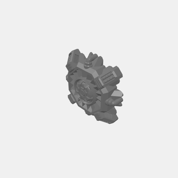 Sci Fi - Scatter Terrain 2 - Ground Vent Large with Fan Blades v1.0.stl