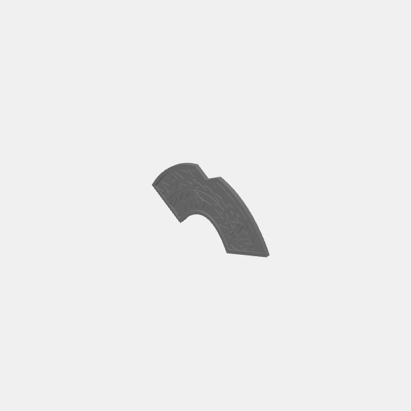 Gaslands Templates - Tire Tracks - Hairpin v1.0.stl