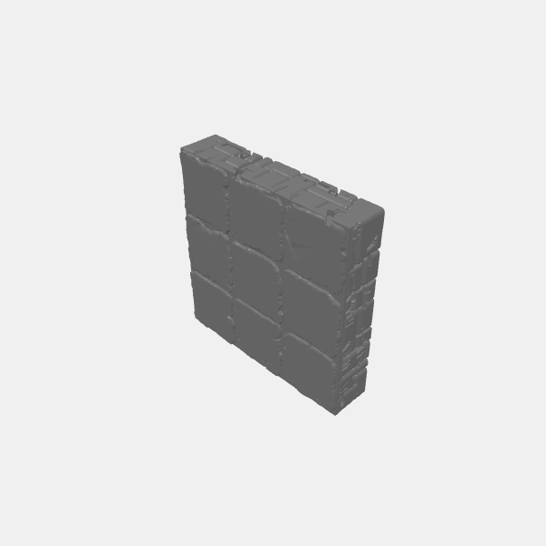 Stackers - Ancient Sandstone - Block Square 3x3 Short v1.0.stl
