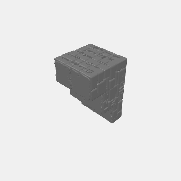 Stackers - Ancient Sandstone - Stair Square 3x2 Full v1.0.stl