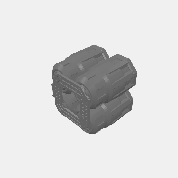 Sci Fi - Scatter Terrain - Liquid Storage Tanks with Ladder and Walkway 2x2 v1.1.stl