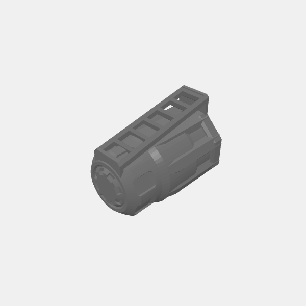 Sci Fi - Scatter Terrain - Liquid Storage Tanks single with Ladder v1.0.stl