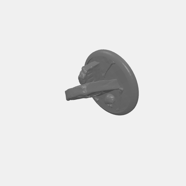 Objective Markers - Numbered - Graveyard Stones 4 - v1.0.stl