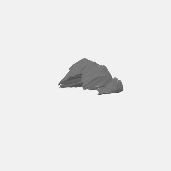 Terrain - Jagged Rock Formations - Medium Wall 4 v1.0.stl