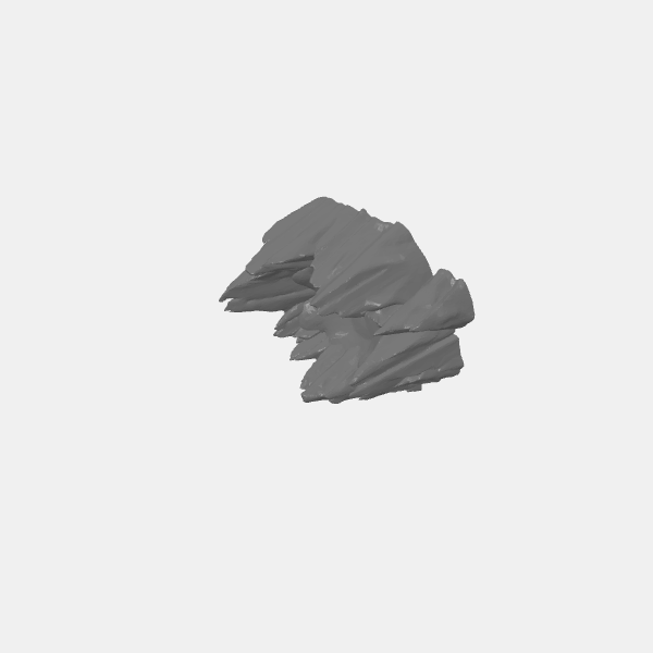 Terrain - Jagged Rock Formations - Rock Pool 1 Empty v1.0.stl