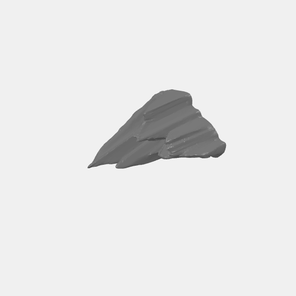 Terrain - Jagged Rock Formations - Tall Cluster 4 v1.0.stl