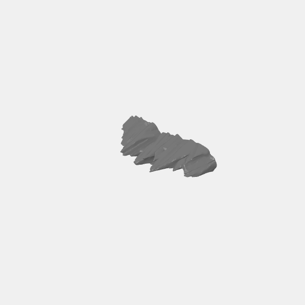 Terrain - Jagged Rock Formations - Medium Wall 3 v1.0.stl