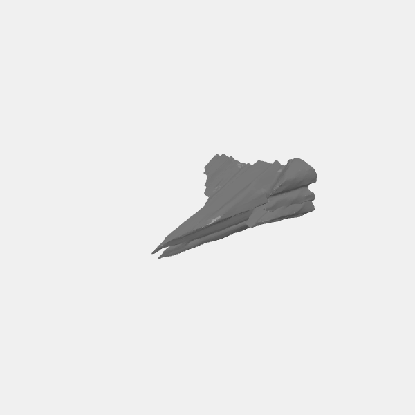 Terrain - Jagged Rock Formations - Tall Cluster 3 v1.0.stl