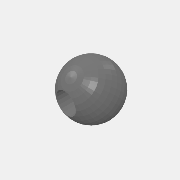 Gaslands - Wrecking Ball - Plain Ball v1.0.stl