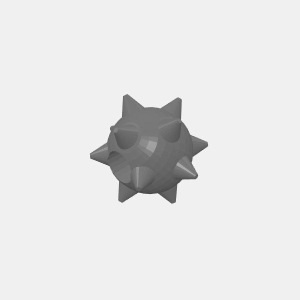Gaslands - Wrecking Ball - Spiked Ball v1.0.stl