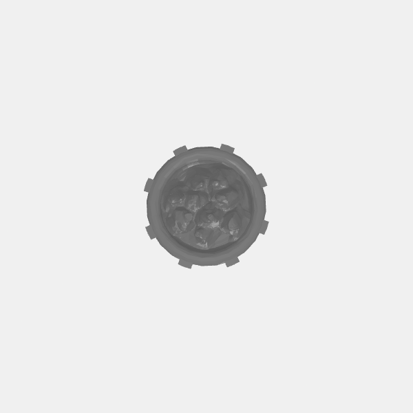 Objective Markers - Brazier Columns 25mm Base - Clue Blank v1.2 .stl
