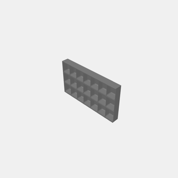 Game Token Box with Sliding Top - Box 3x7 v1.0.stl