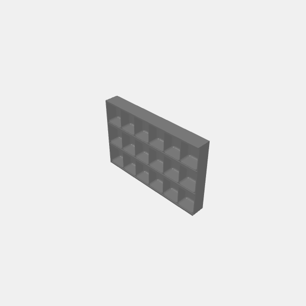 Game Token Box with Sliding Top - Box 3x6 v1.0.stl