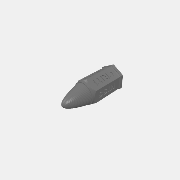 Gaslands Bullet d6 COMBAT dice v2.0.stl
