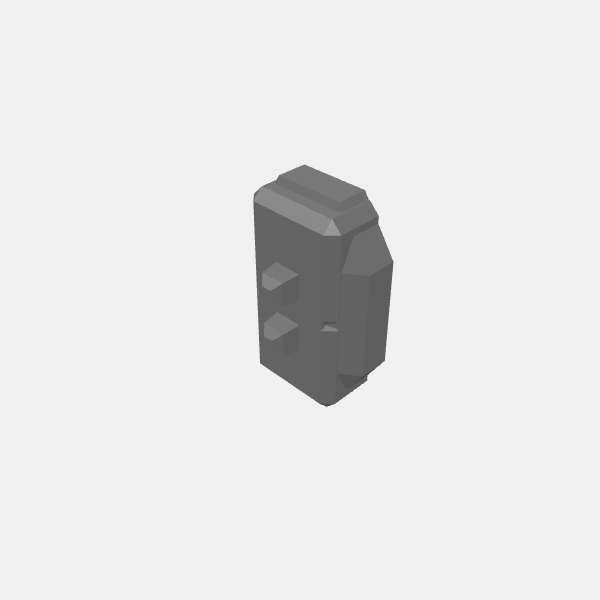 Gaslands - Turret v2 - Gun Mount Insert v1.2.stl