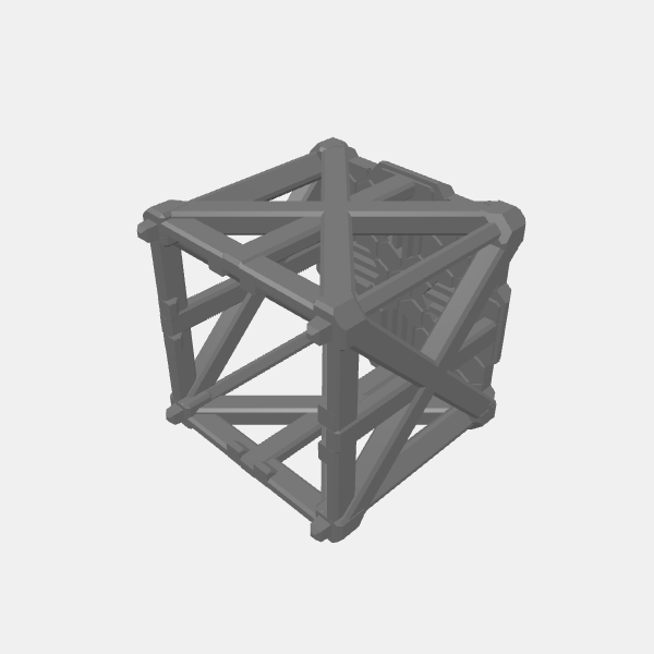Sci Fi - Modular Buildings 3 Inch Base - Scaffold Small Square v1.1.stl