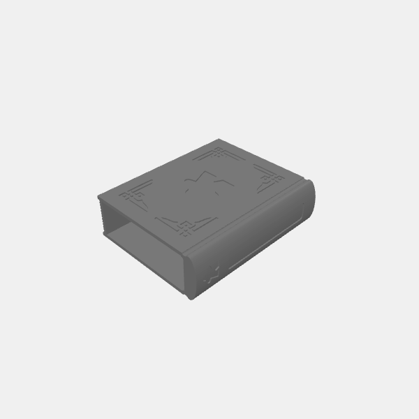 Book Box for Game Bits - Outer Sleeve v1.5.stl