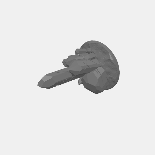 Cracked Crystal Formations - Medium A v1.0.stl