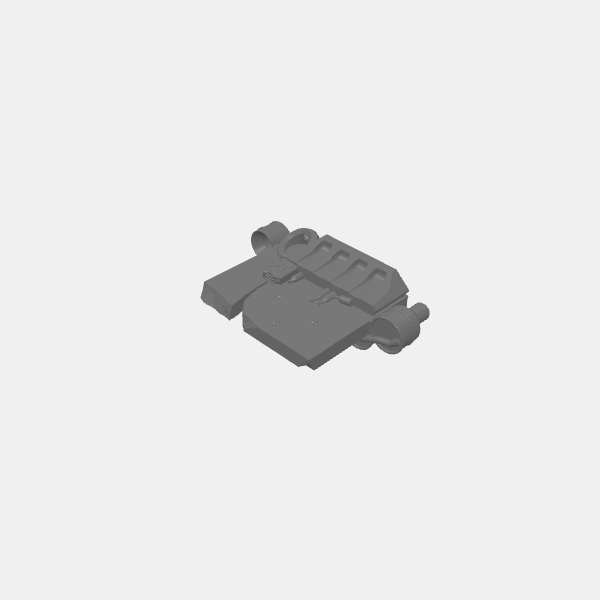 Gaslands - Junk Walls - 20mm scale - Half Wall A v1.0.stl